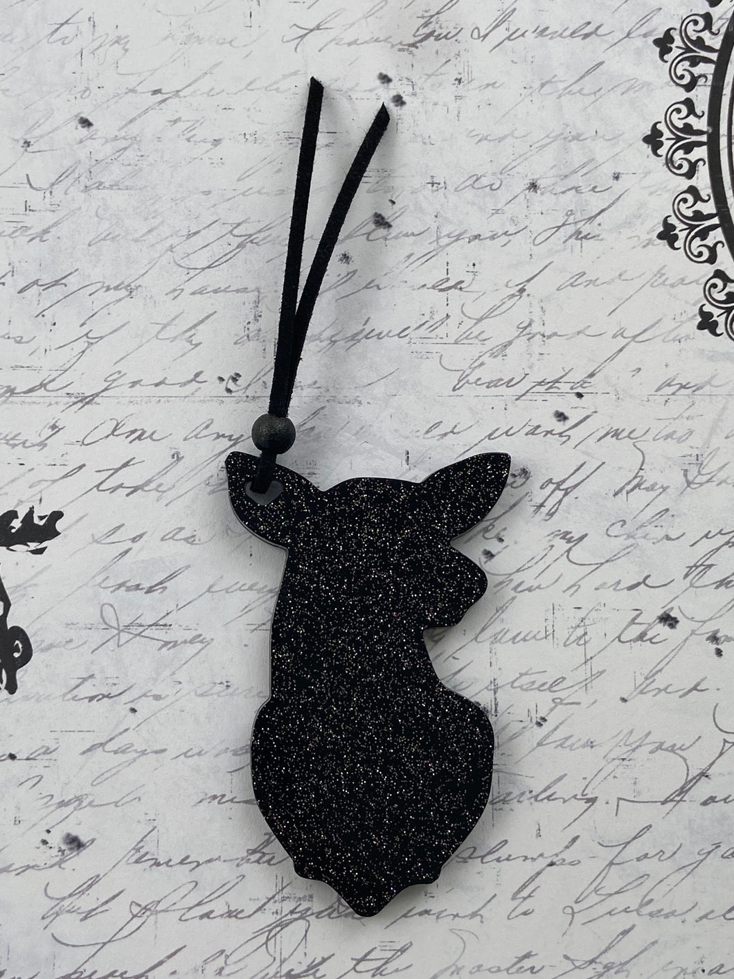Bookmark Deer blackglitter